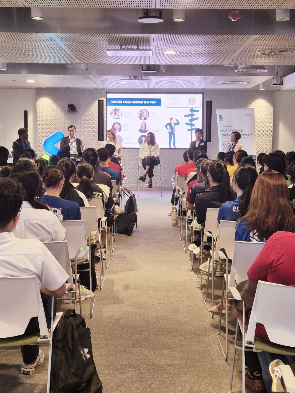 Access Pathways summary session with all the JC students.